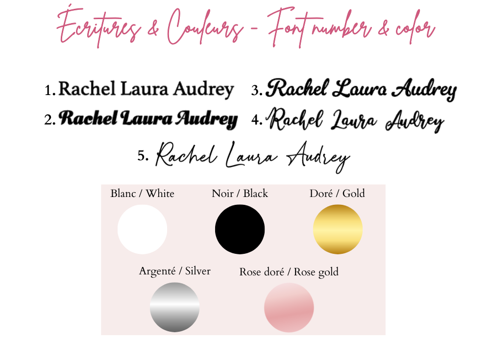 Nœud Satin Personnalisé Marron