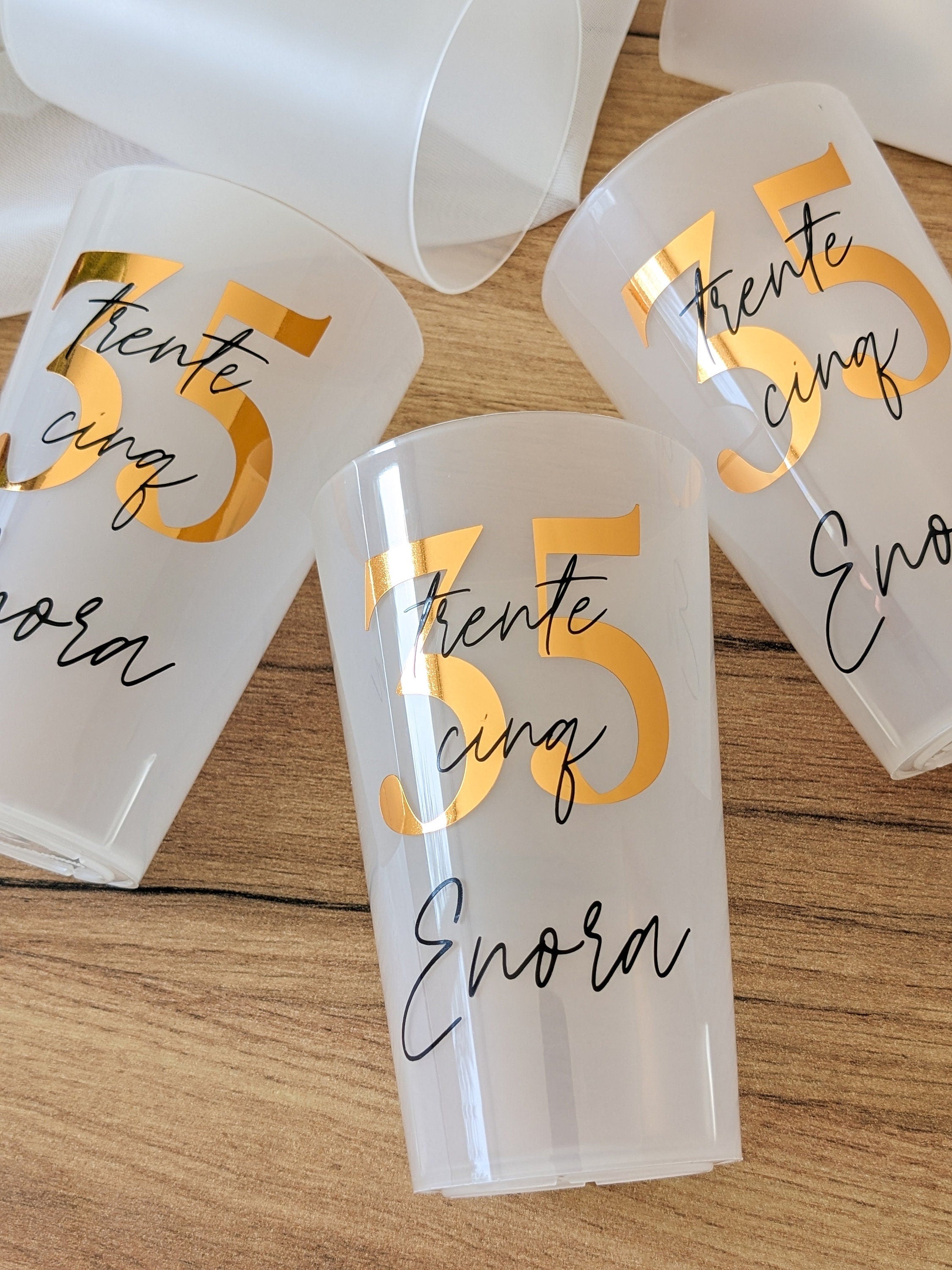 gobelets personnalisés anniversaire