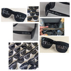 Lunettes personnalisées mariage accessoire photo evg stickers branche lunettes soleil homme personnalisées anniversaire lunette soleil coeur