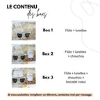 Boîte cadeau flûte personnalisé demande témoin mariage cadeau demoiselle d'honneur veux tu être ma témoin bracelet cadeau box témoin