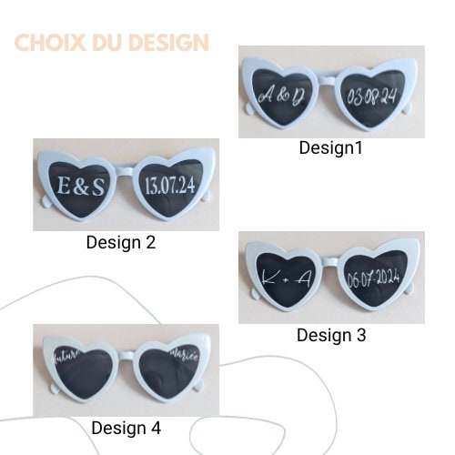 lunettes personnalisées mariage