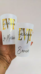 gobelet personnalisé evjf accessoires personnalisés future mariée cadeau invité evjf décoration personnalisée gobelet anniversaire mariage