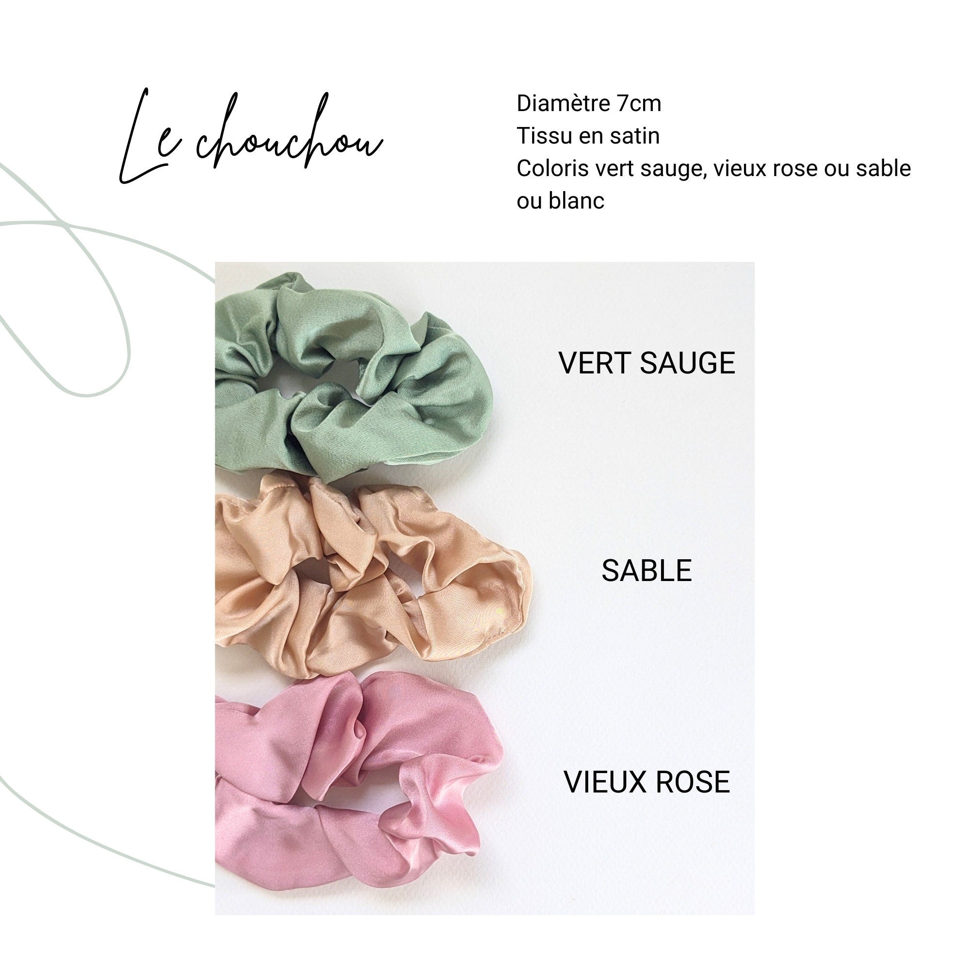 Satin scrunchie bridesmaid proposal gift for the bride silk scrunchie for wedding accessories bachelorette party gift for her
