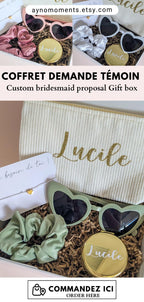 coffret demande témoin femme box témoin de mariage