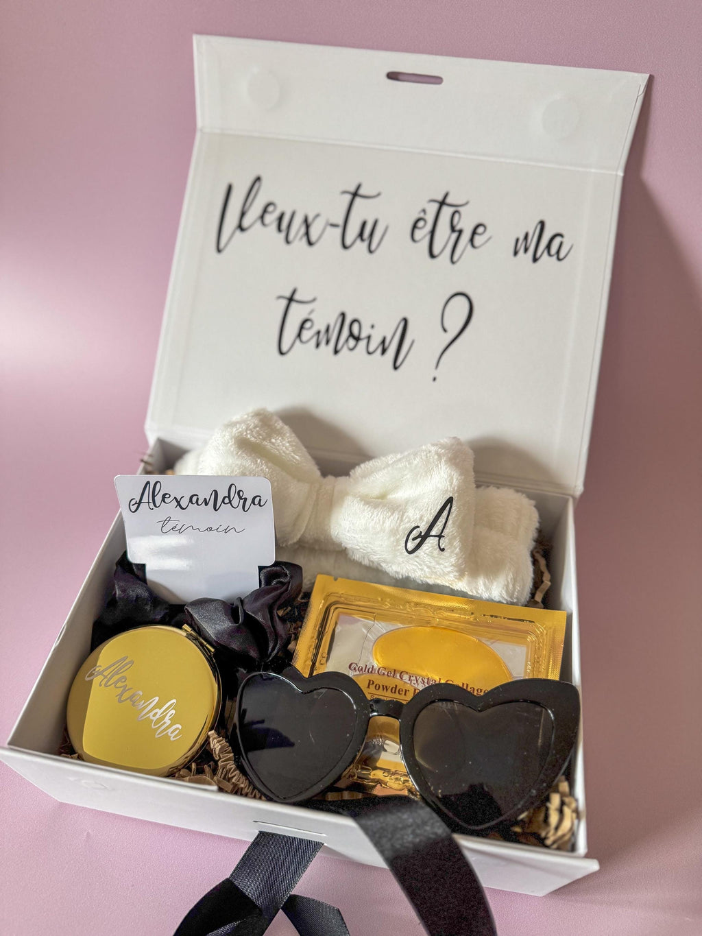 cadeau demoiselle d'honneur demande mariage