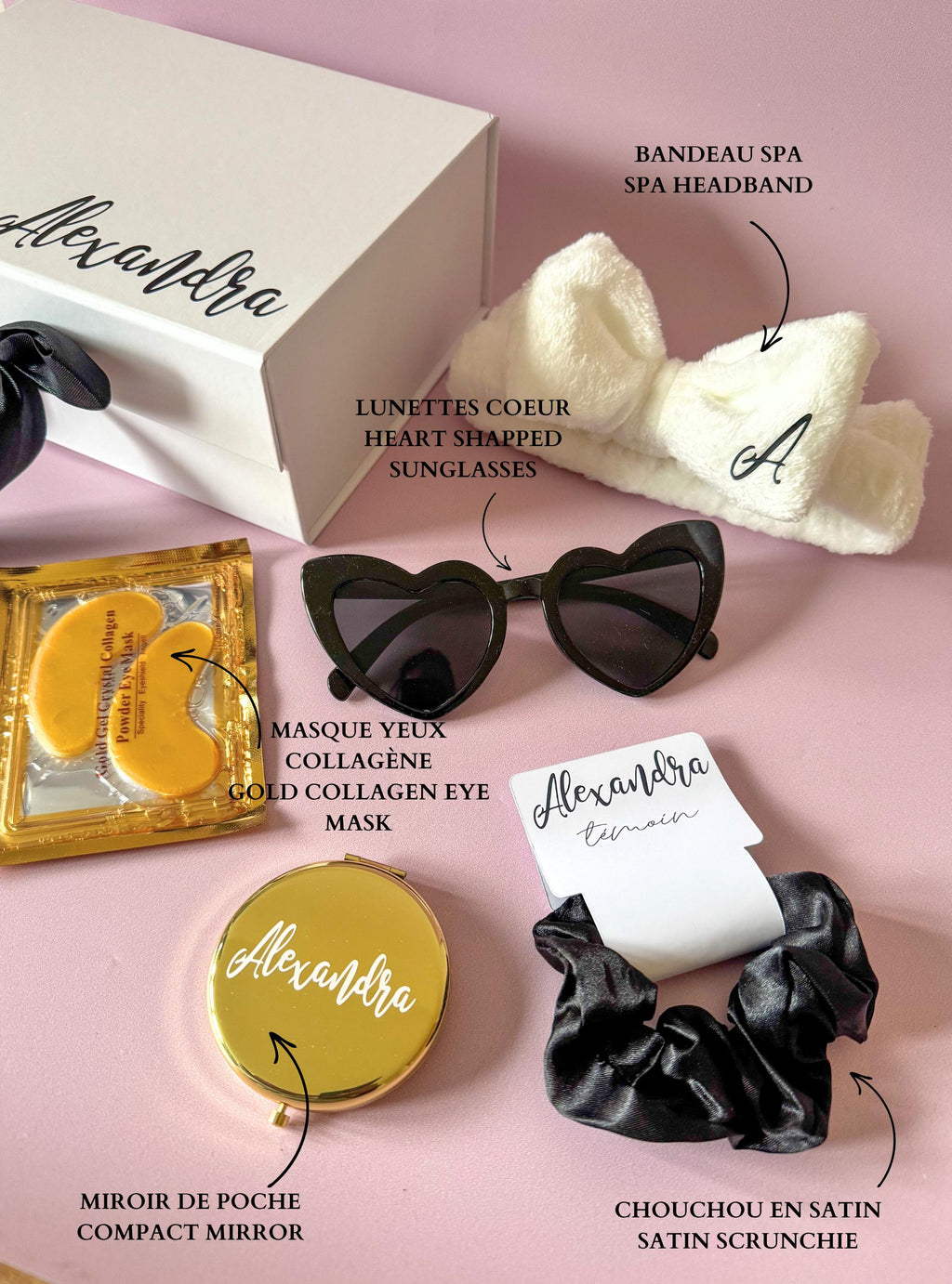 mariage noir et blanc demande témoin