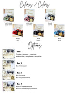 Bridesmaid proposal gift box personalized heart shaped sunglasses wedding gift will you be my maid of honor proposal gift box green