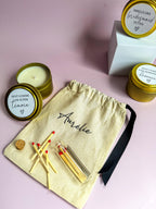 Bridesmaid Candle Gift for Wedding Party Favor Bridal Shower Thank You Present Gold Tin Candle Package for Bride Wedding Keepsake Maid Honor