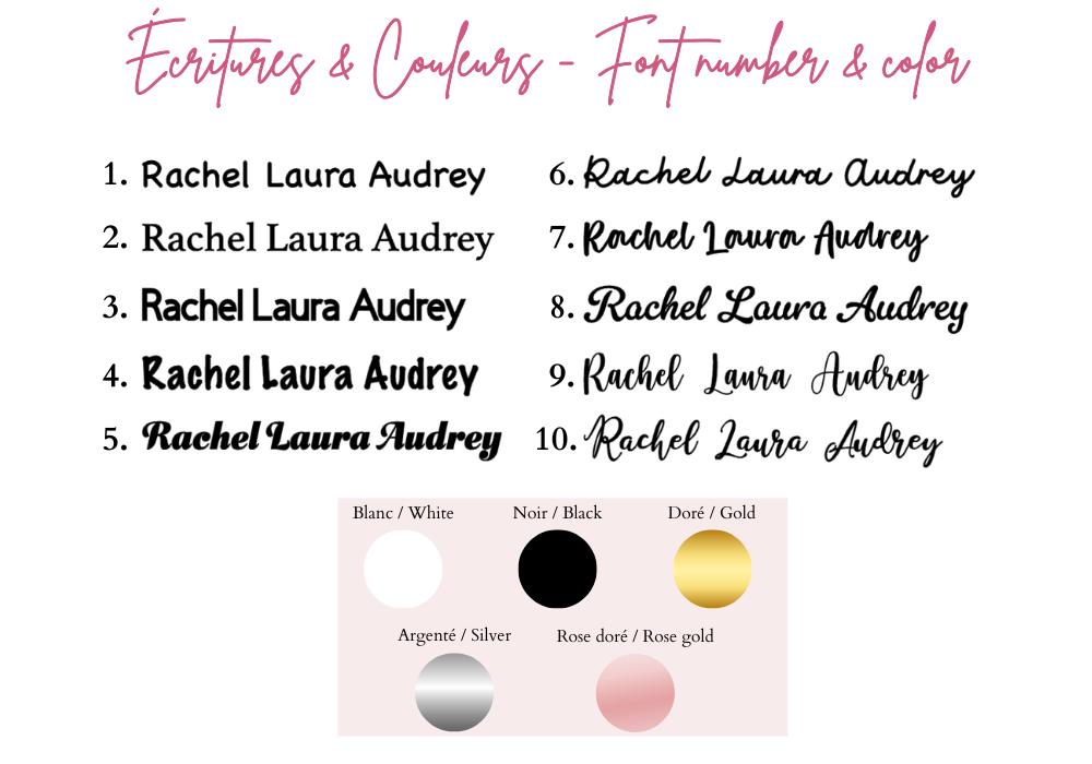 Nœud Satin Personnalisé Mariage Marque Place Ruban Satin Rouille Mariage Automne Marque Place Serviette de Table Mariage Rond de Serviette