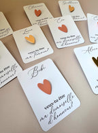 Heart Enamel Pin Bridesmaid Proposal Card Enamel Bridal Party Favor Gift Bridesmaid Jewelry Will You Be My Bridesmaid Card