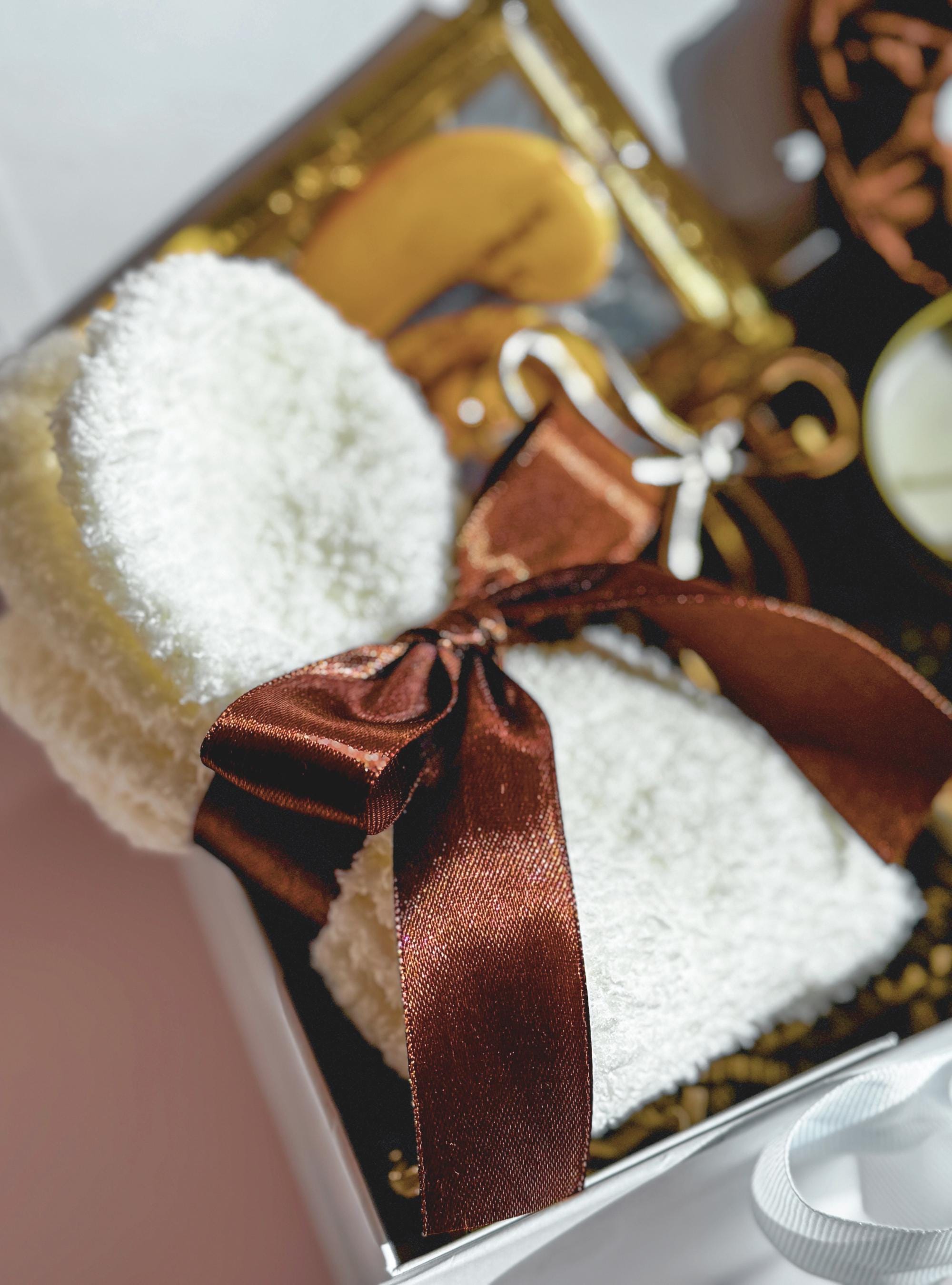 Coffret bien-être Personnalisé Cadeau de Noël Femme Demande Témoin Cadeau Anniversaire Femme Coffret Spa Luxe Box Chaussette Cocooning Hiver