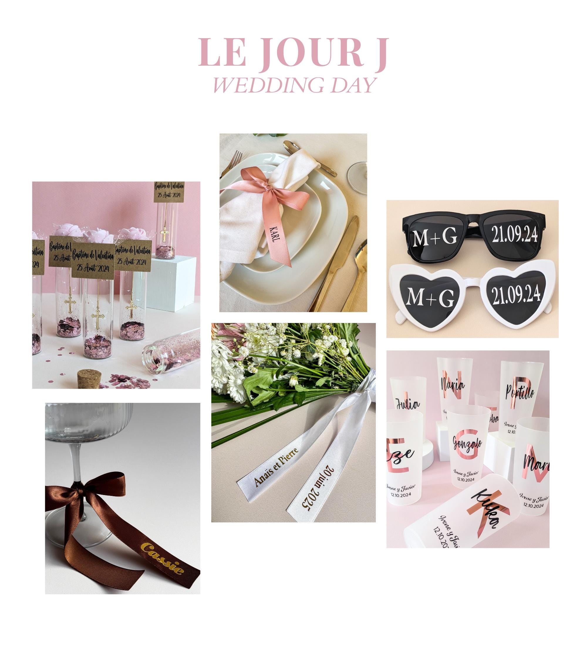 Voile Mariée Noeud Personnalisé Cadeau Future Mariée Accessoire EVJF Personnalisé Cadeau Fiançailles Accessoire Cheveux Mariée Voile Tulle