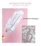 Sticker Miroir Mariage Panneau Bienvenue Sticker Mariage Autocollant Panneau Accueil Mariage Plan de Table Sticker Personne Préférée