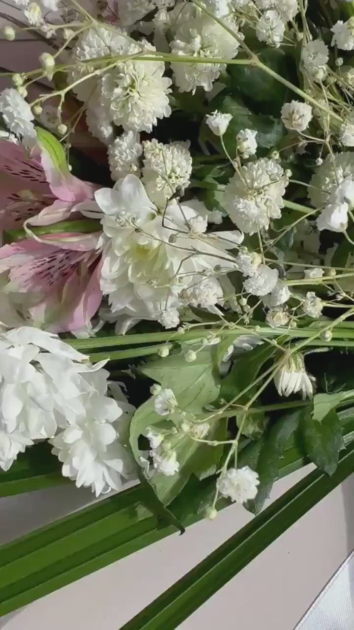 Bouquet de mariée ruban satin mariage boheme accessoire bouquet mariage souvenir